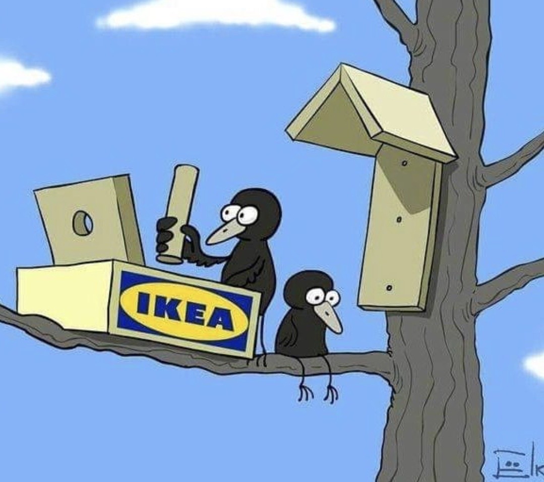 IKEA is en blijft toch een uitdaging, zowel voor als tijdens het bouwen