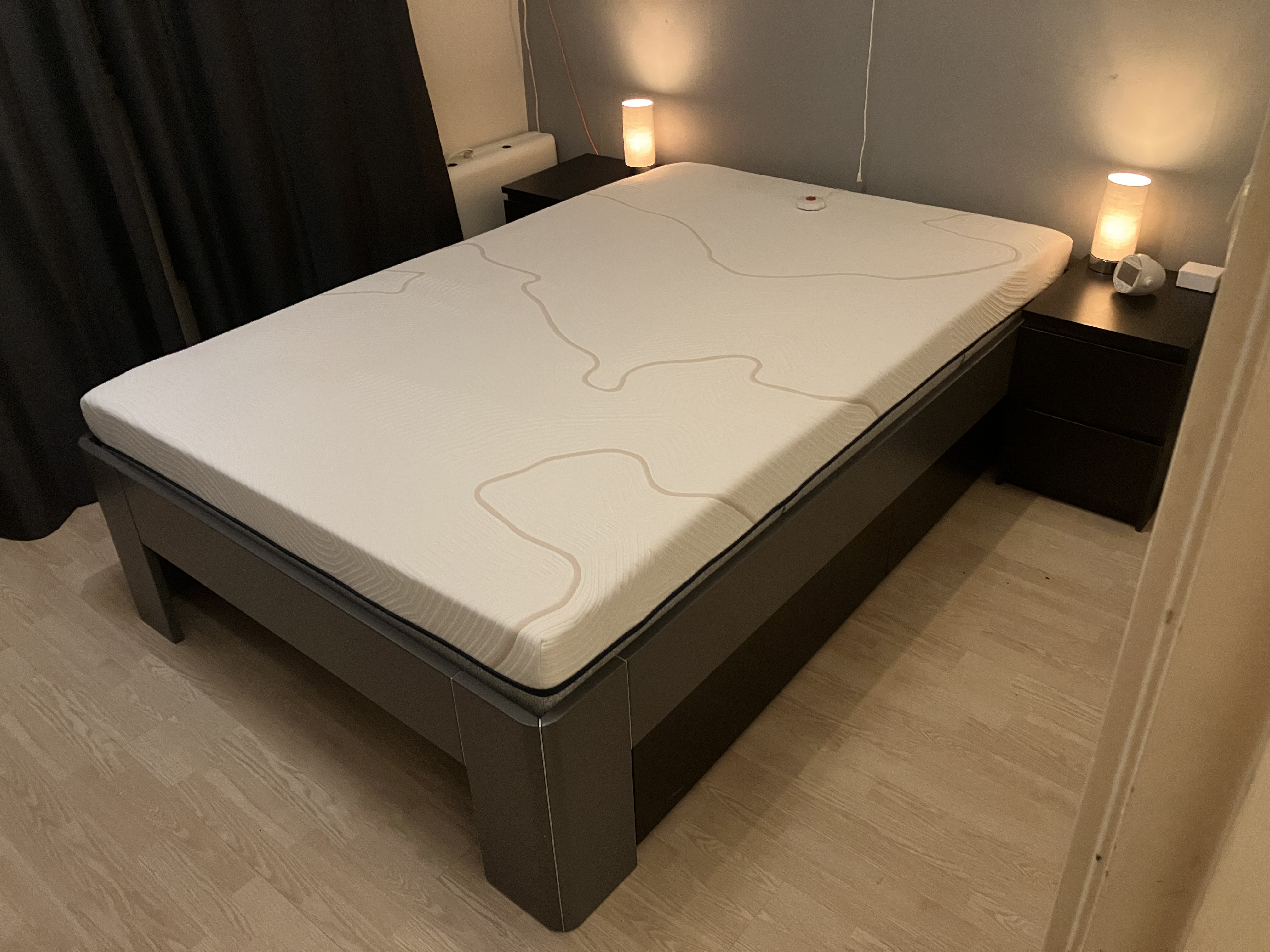 De eerste nacht op mijn nieuwe bed