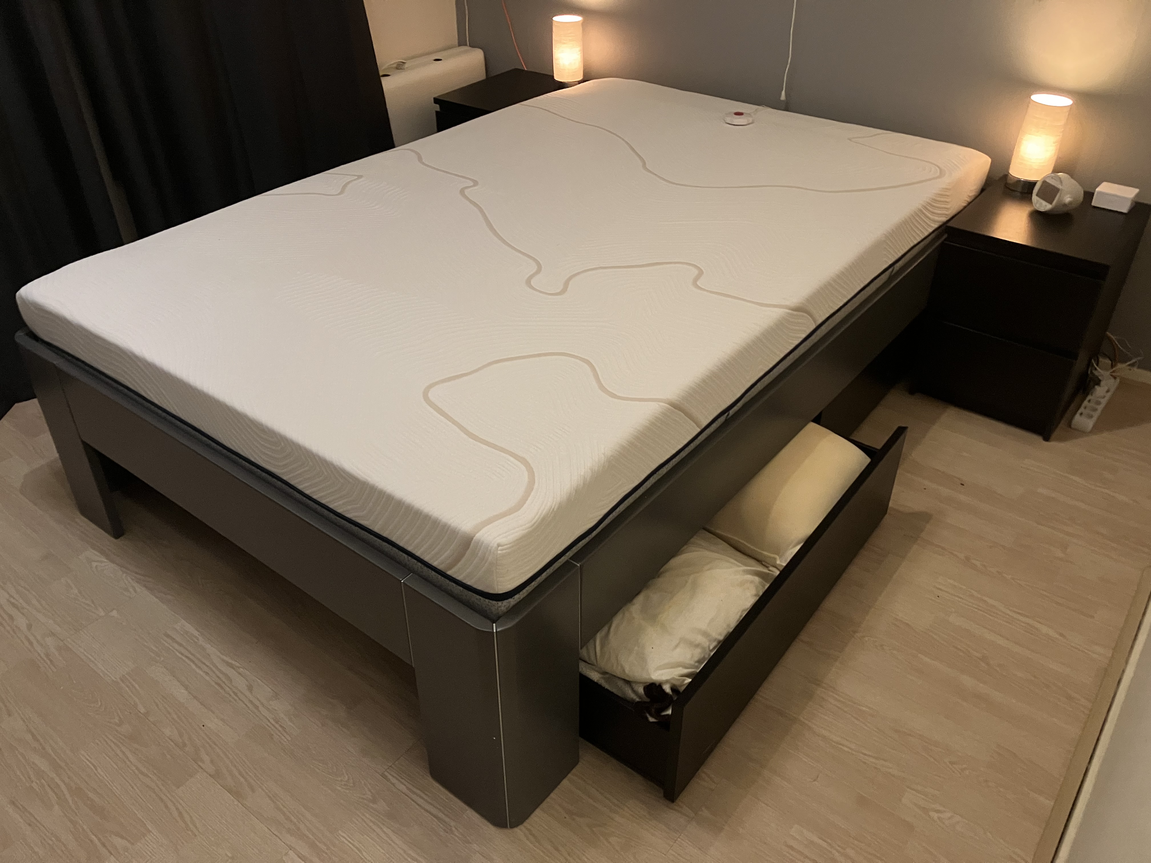 Wat zal dat heerlijk slapen op mijn nieuwe bed.