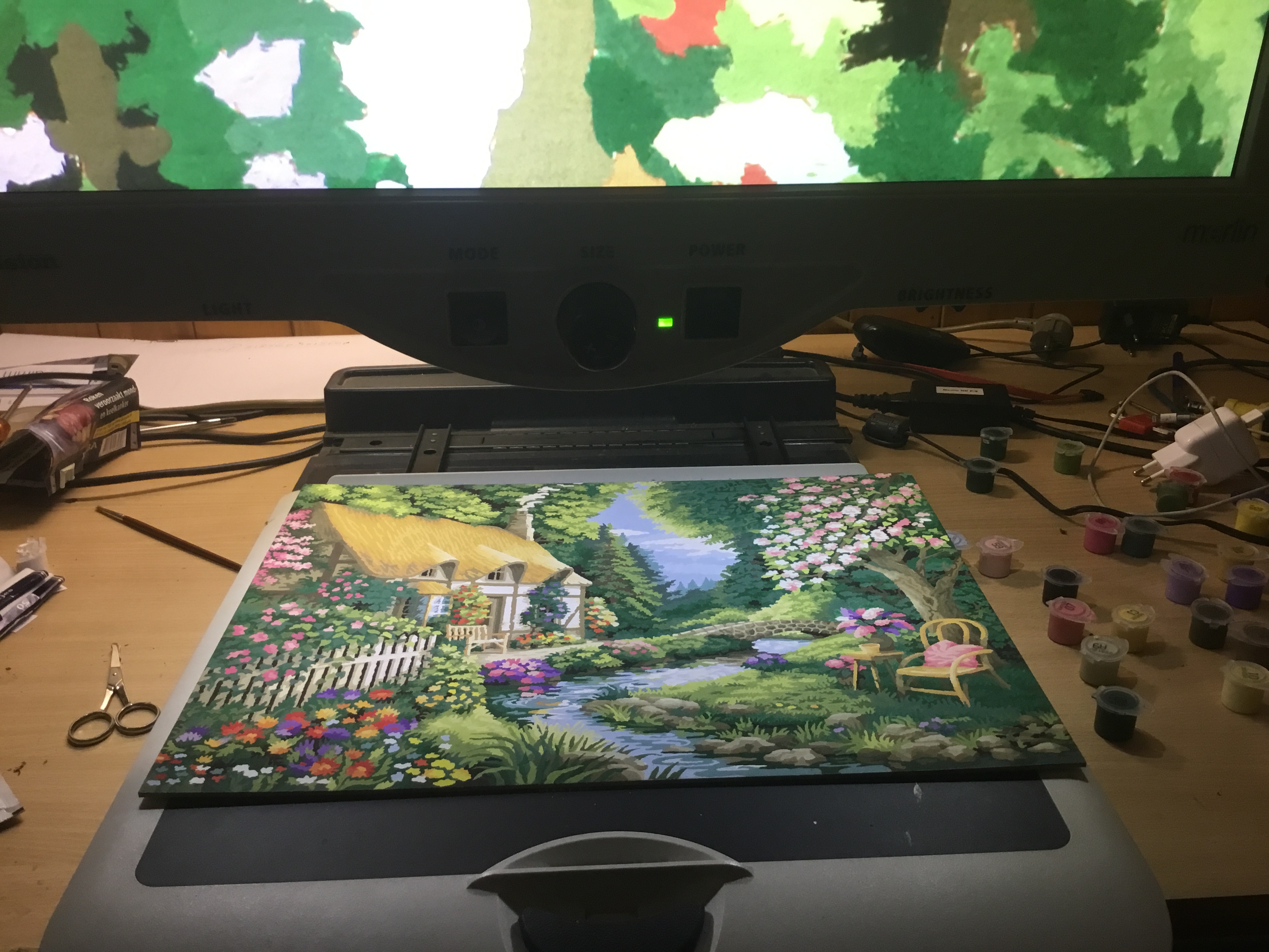 Foto 2 bij artikel "Cottage Garden (40 x 30cm)".